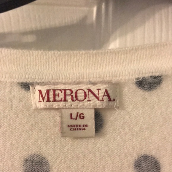 Merona large polka dot cardigan - Picture 2 of 4